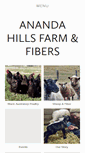 Mobile Screenshot of anandahillsfarm.com